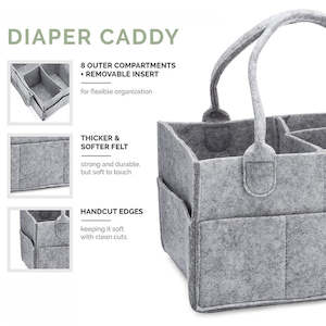 Nappy Bag Diaper Caddy Organiser