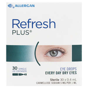 Pharmacy: Refresh Plus Eye Drops 30 x 0.4ml