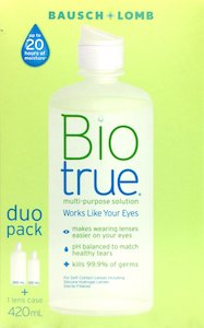 Biotrue Multi-Purpose Solution Duo Pack 420ml