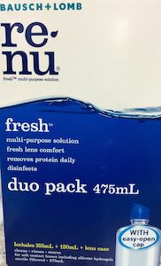 B&L Renu Fresh Duo Pack Contact Lens 475 ml