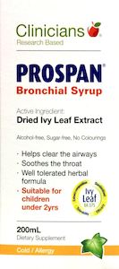 Clinicians Antiviral Prospan Bronchial Syrup 200 ml Qty restriction (2) applies