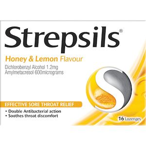 Strepsils Lemon And Honey 16 Lozenges (2 Pack)