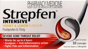 Pharmacy: Strepfen Intensive Honey&Lemon 32 Lozenges