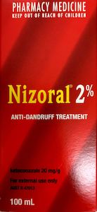 Nizoral 2% Anti Dandruff Treatment 100ml (pharmacy medicine)