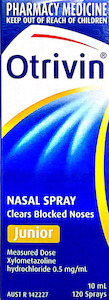 Otrivin Nasal Spray junior 10 ml Qty Restriction (2) applies