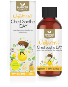 Harker Herbals Childrens Chest Soothe DAY Liquid 150ml Sweet Lemon