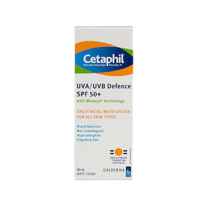 Cetaphil UVA/UVB Defence SPF 50+ Face Moisturiser 50ml