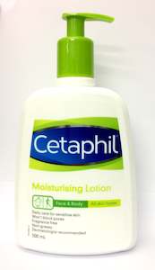 Pharmacy: Cetaphil Moisturising Lotion (all skintypes) 500ml