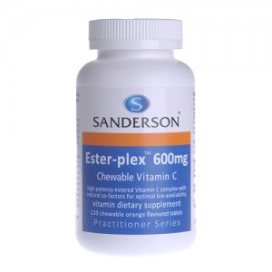 Pharmacy: SANDERSON Ester-Plex Vitamin C 600mg 220s Quantity restriction (2)applies