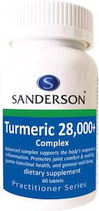 Pharmacy: Sanderson Turmeric 28,000+ 60 Tablets