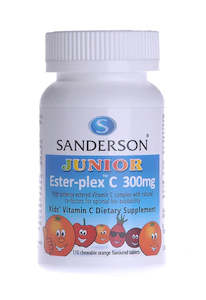 Pharmacy: Sanderson Junior Ester-plex® C 110 Chewable Tablets