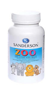 Pharmacy: Sanderson Zoo Kid’s Multi 90 Chewable Tablets