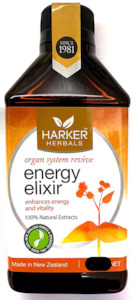 Harker Herbals organ system revive Energy elixir