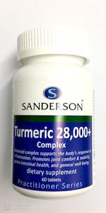 Sanderson Turmeric 28,000+ complex 60 Tablets