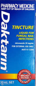 Pharmacy: Daktarin Tincture For Fungal Nail Infections 30ml - Miconazole 20mg/ml