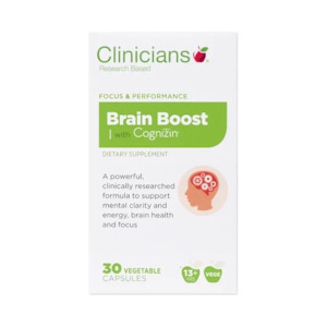 Clinicians Brain Boost with Cognizin 30 capsules