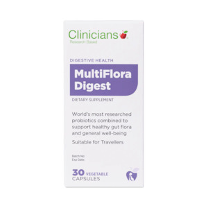 Clinicians MultiFlora Digest 30 Vege Capsules