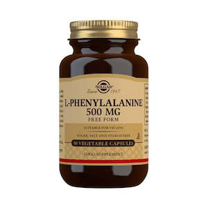 Solgar L-Phenylalanine 500mg Vegetable Capsules