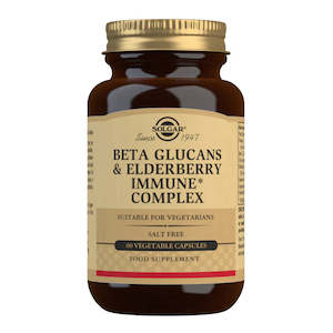 Solgar Beta Glucans & Elderberry Immune Complex Vegetable 60 Capsules