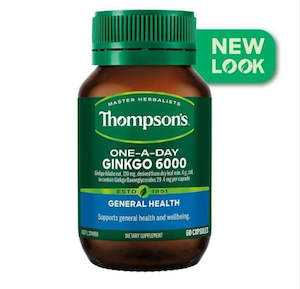 Thompsons Ginkgo 6000mg 60 caps