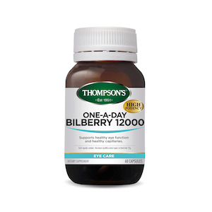 Thompsons One-A-Day Bilberry 12000mg Capsules 60's