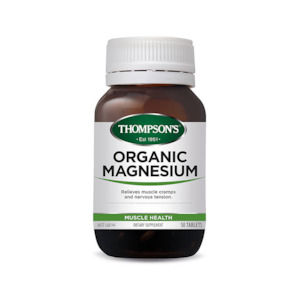 Pharmacy: Thompsons Organic Magnesium Tablets 120