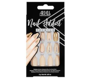 Ardell Nail Addict Artificial nail set- Nude Jeweled