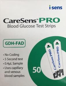 CareSens Pro Blood Glucose Test Strips 50 pack