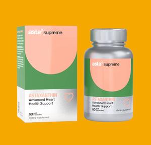 Pharmacy: Asta Supreme Advanced Heart Health Support 60 Capsules