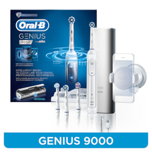 Oral B GENIUS 9000 White Electric Rechargeable Toothbrush