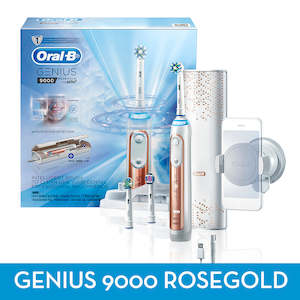 Pharmacy: Oral B GENIUS 9000 Rose Gold Electric Rechargeable Toothbrush