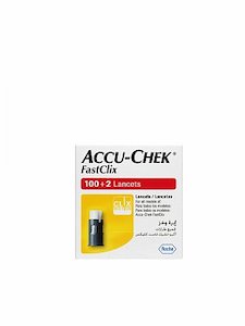 ACCU CHEK Fastclix Lancets Box 102