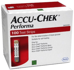 Accu Chek performa 100 test strip