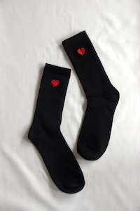 Clothing: Love / Hate Socks - Midnight (Hemp)