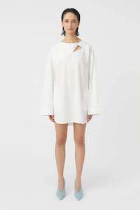 Winslow Long Sleeve Shirt Dress | Soft White