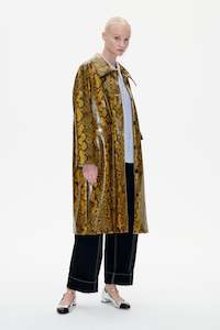 Clothing: Devon Coat | Yellow Snake