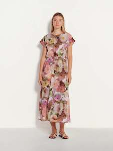 Lorna Dress (Glass Flower Silk) Glaze