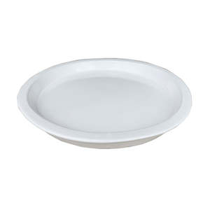 Decor Round Saucer - Matte White 42CM