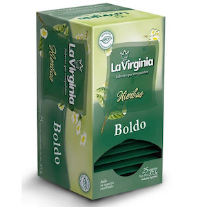 La Virginia Infusion de Boldo - Hierbas Boldo Tea (box of 25 bags) Mysite