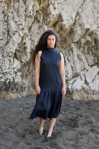 Fashion design: TONGARIRO MAXI DRESS NAVY