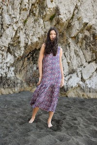 Fashion design: TONGARIRO MAXI DRESS PRINT