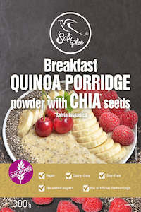 Breakfast Vanilla Quinoa Porridge with Chia Seeds