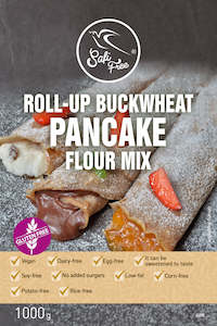 Roll-up buckwheat pancake flour mix