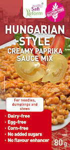 Hungarian-style creamy paprika sauce mix