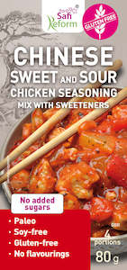 Chinese sweet and sour Chicken seasoning mix with sweeteners