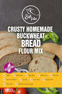 Crusty Homemade buckwheat bread flour mix