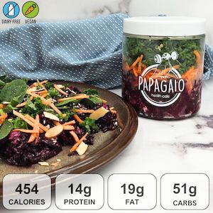 VEGAN BLACK RICE SALAD JAR