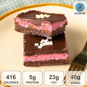 Cafe: RASPBERRY & COCONUT SLICES (2x100g)