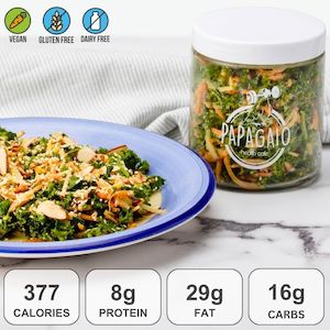 VEGAN ULTIMATE KALE POWER SALAD JAR