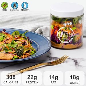 VEGAN THAI CRUNCH SALAD JAR